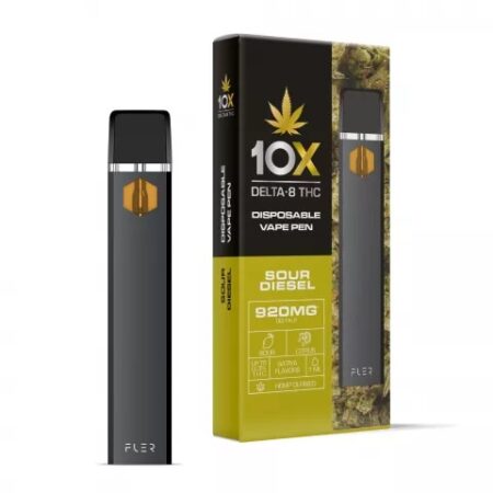 Shop 10x Sour Diesel Delta 8 THC Vape Disposable In Washington US