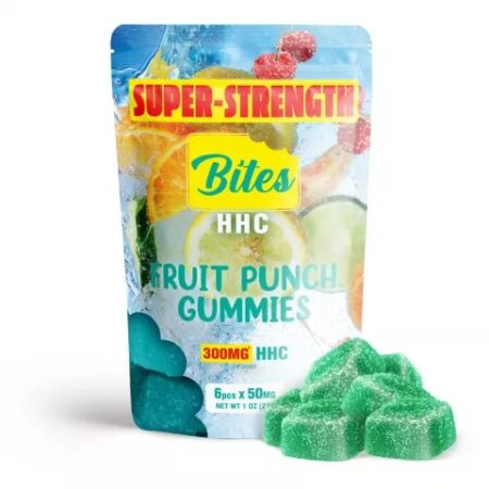 Shop Bites HHC Edible Gummies Fruit Punch  Washington