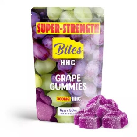 Shop Bites HHC Edible Gummies Grape From Washington State