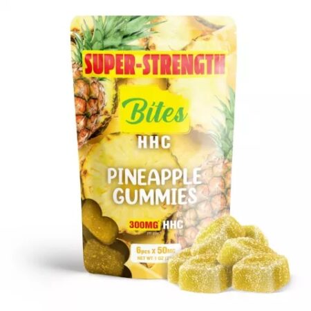 Shop Bites HHC Edible Gummies Pineapple From Washington State