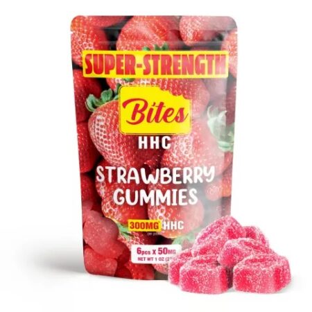 Shop Bites HHC Edible Gummies Strawberry Washington