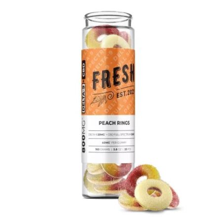 Shop D9 Fresh Peach Rings Gummies In Washington USA