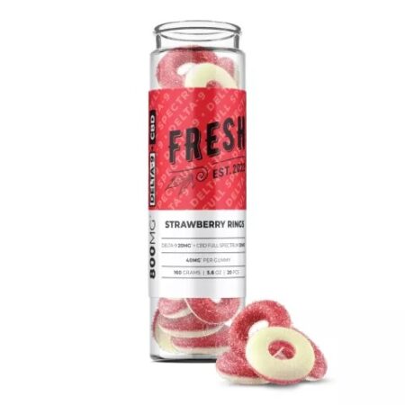 Shop D9 Fresh Strawberry Rings Gummies From Washington USA