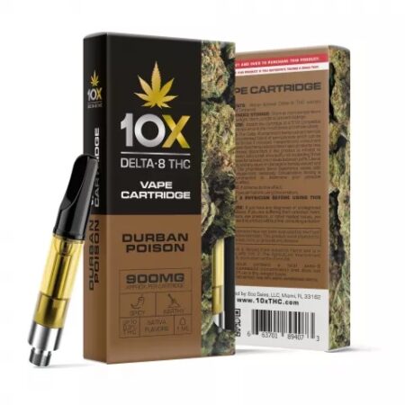 Shop Durban Poison 10X Cartridge Delta8 THC Washington