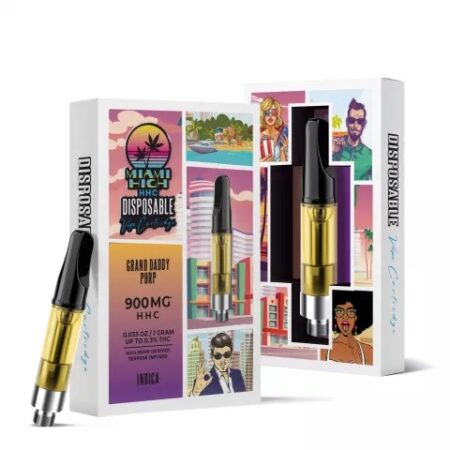 Shop HHC Carts Miami High Grand Daddy Cartridge From Washington
