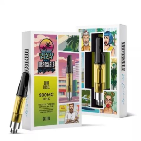 Shop HHC Carts Miami High Sour Diesel Cartridge Washington
