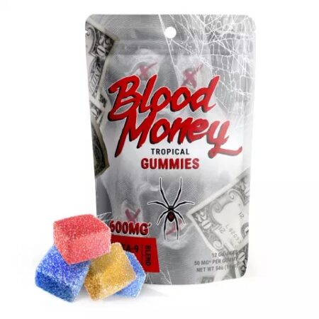 Shop HHC Edibles Blood Money Tropical Gummies HHC Blend Pure Blanco 600MG