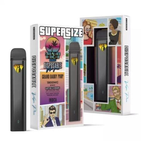 Shop HHC Grand Daddy Vape Pen Disposable Vape Miami High Washington State