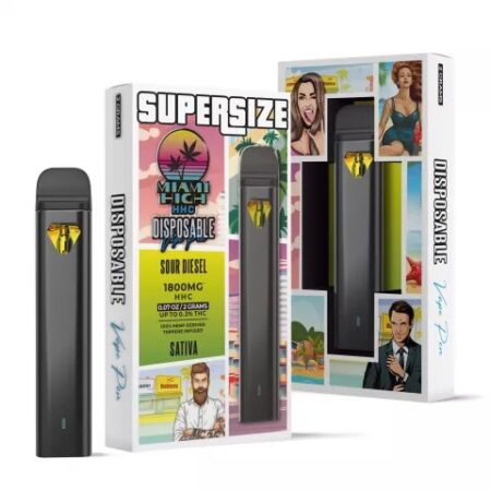Shop HHC Sour Diesel Vape Pen Disposable Vape Miami High Washington