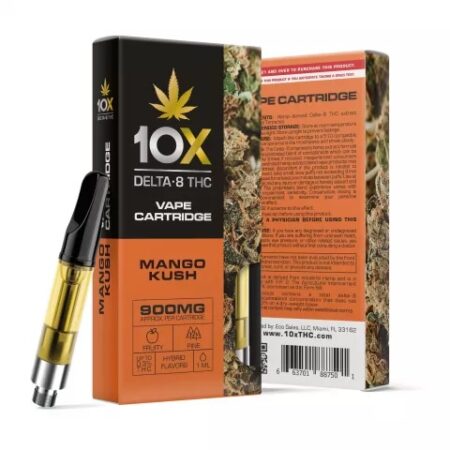 Shop Mango Kush 10X Cartridge Delta8 THC Washington US